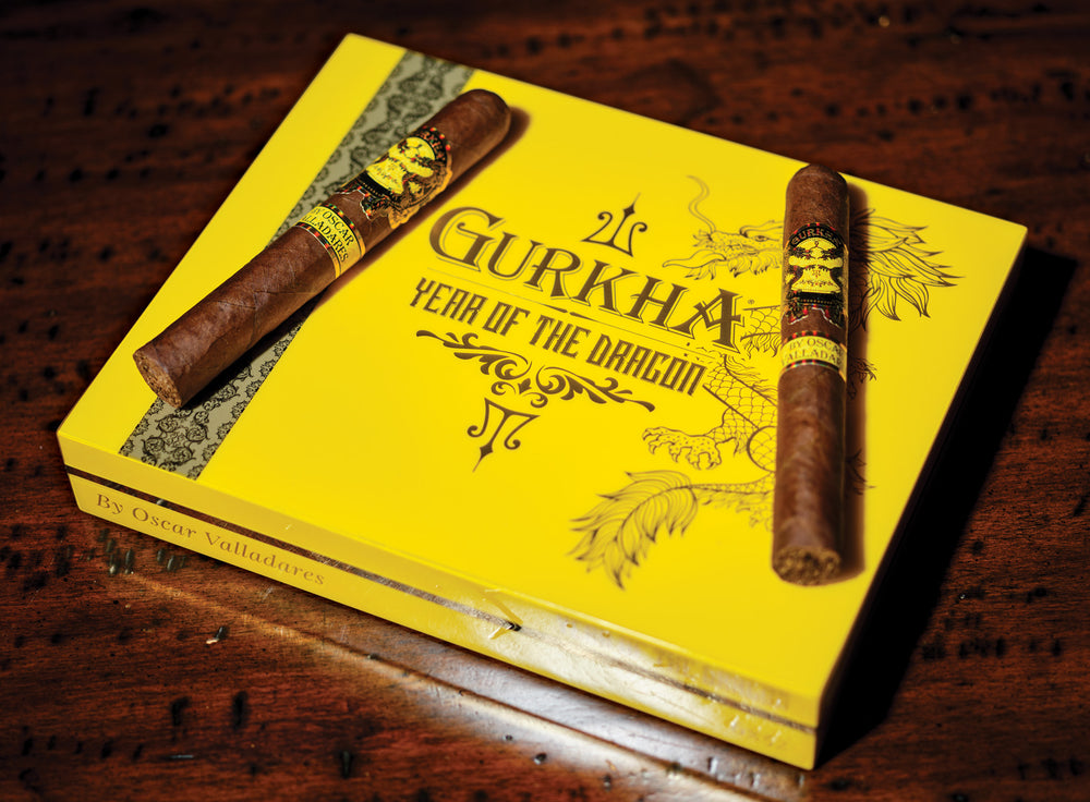 Gurkha Year Of The Dragon By Oscar Valladares (Toro) (6.0" x 52) Premium Cigar